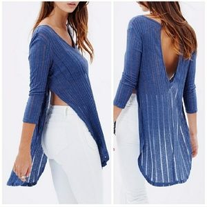 Free People Astoria Hacci Knit Tunic Top